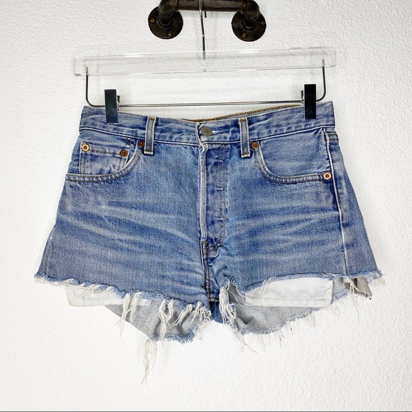 Levi's Pants - Levi’s Distressed Cutoff Button Fly Shorts